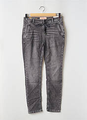Jeans coupe slim gris STREET ONE pour femme seconde vue