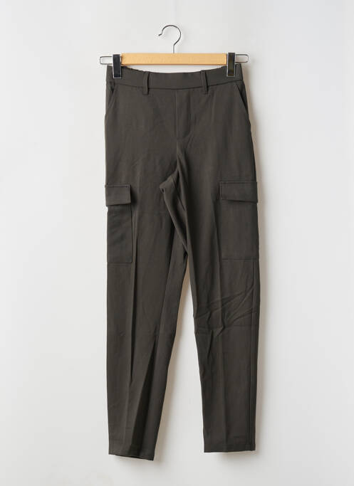 Pantalon cargo taille élastique taille haute vert VERO MODA femme