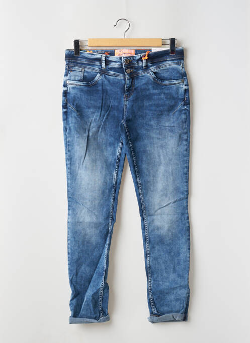 Jeans coupe slim bleu STREET ONE pour femme