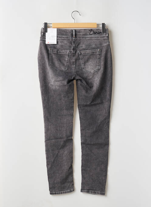 Jeans coupe slim gris STREET ONE pour femme