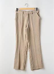 Pantalon droit taille à pinces taille normale beige JDY femme