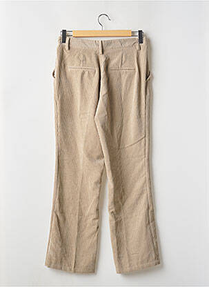 Pantalon droit taille à pinces taille normale beige JDY femme