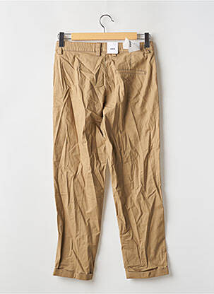 Pantalon chino tissage popeline taille normale beige JJXX femme