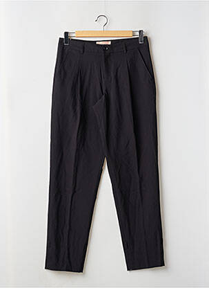 Pantalon droit coupe carotte taille haute noir JJXX femme
