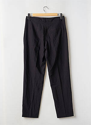 Pantalon droit coupe carotte taille haute noir JJXX femme