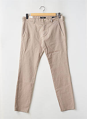 Pantalon chino stretch taille normale beige GUESS homme