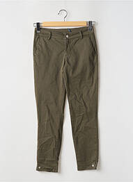 Pantalon chino tissage popeline taille normale vert LIU JO femme