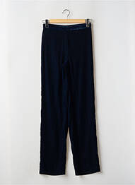 Pantalon droit taille haute taille haute bleu MANGO femme
