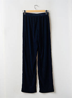 Pantalon droit taille haute taille haute bleu MANGO femme