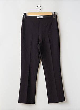 Pantalon droit stretch taille normale noir MANGO femme