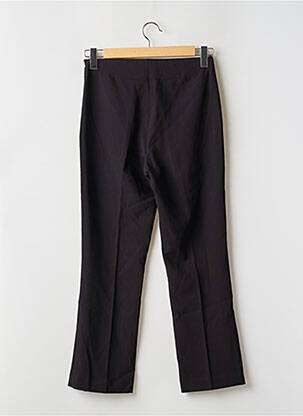 Pantalon droit stretch taille normale noir MANGO femme