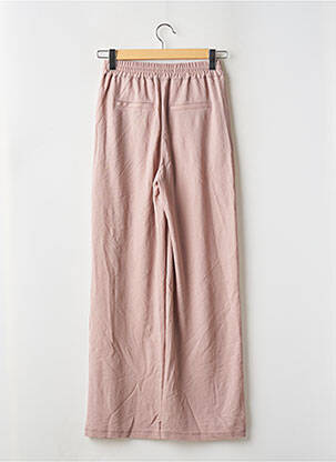 Pantalon large coupe fluide taille haute beige OBJECT femme