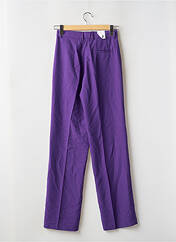 Pantalon droit violet JJXX pour femme seconde vue