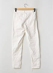 Pantalon slim blanc CULT COUPLE pour femme seconde vue