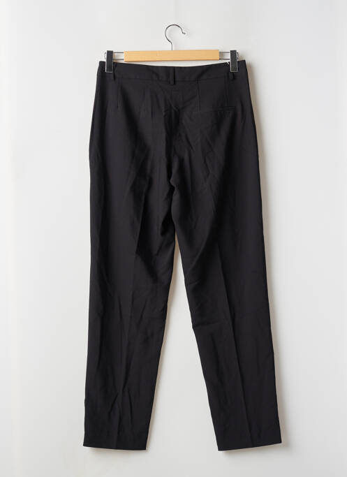Pantalon droit coupe carotte taille haute noir JJXX femme