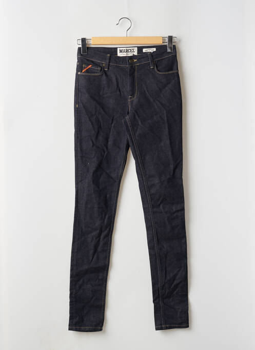 Jeans skinny tissage brut taille normale bleu LE FABULEUX MARCEL DE BRUXELLES femme