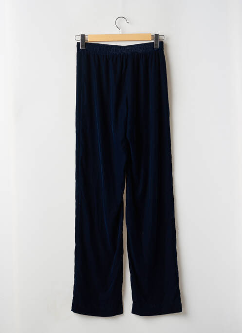 Pantalon droit taille haute taille haute bleu MANGO femme