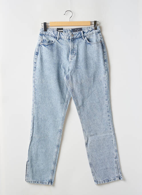 Jeans coupe droite taille haute taille haute bleu NOISY MAY femme