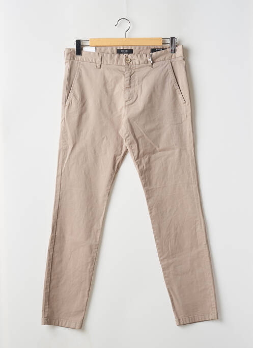Pantalon chino beige GUESS pour homme