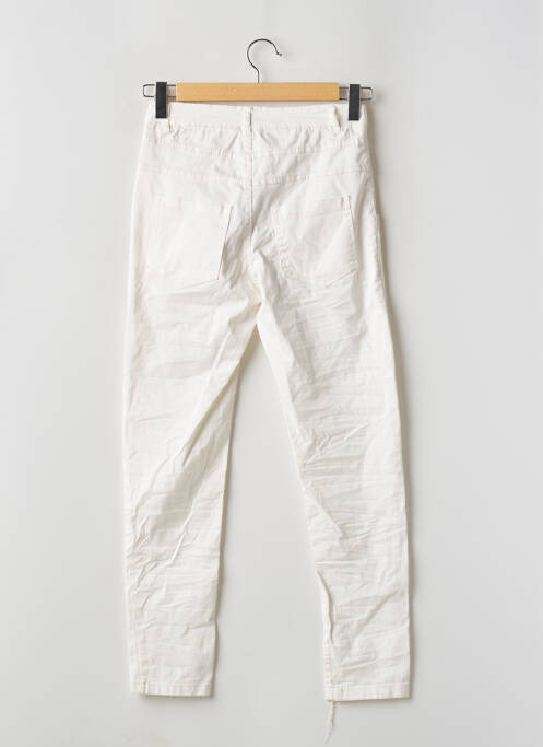 Pantalon slim blanc CULT COUPLE pour femme