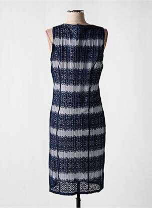 Robe mi-longue sans manche sans manche bleu GREGORY PAT femme