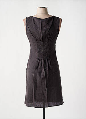 Robe courte sans manche sans manche gris COLINE femme