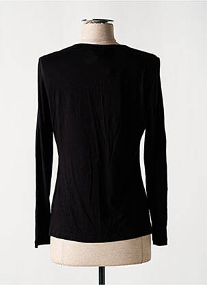 T-shirt manches longues manches longues noir GUY DUBOUIS femme