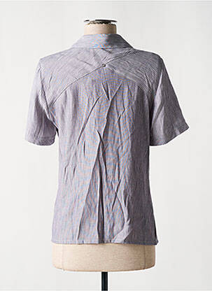 Chemisier manches courtes manches courtes gris GUY DUBOUIS femme
