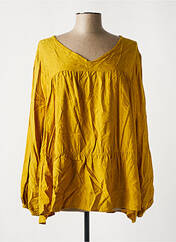 Blouse jaune COLINE pour femme seconde vue