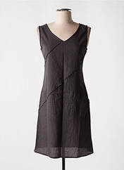 Robe courte gris COLINE pour femme seconde vue