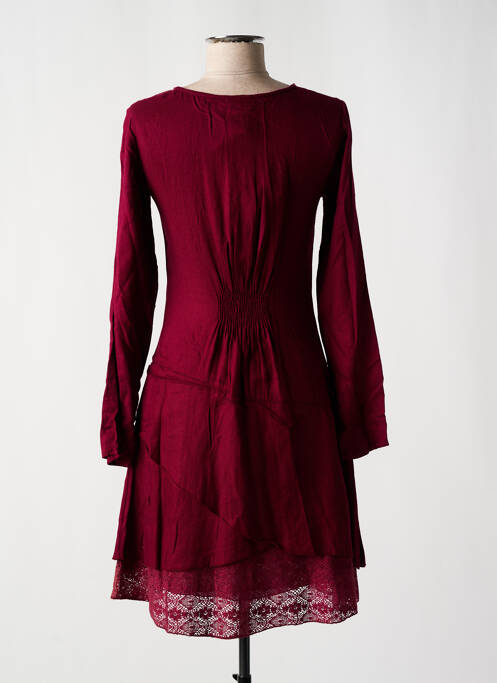 Robe courte rouge COLINE pour femme