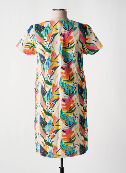 Robe mi-longue beige GUY DUBOUIS pour femme