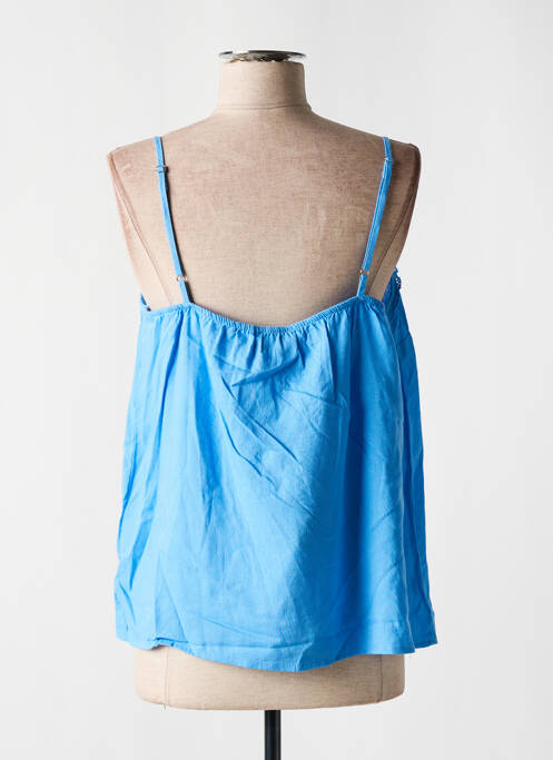 Top bleu COLINE femme