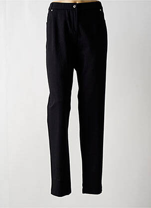 Pantalon slim fermeture zippée sous rabat boutonné noir GUY DUBOUIS homme