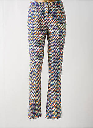Pantalon slim poches bleu GUY DUBOUIS femme