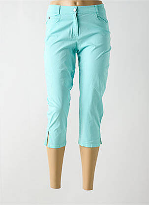 Pantacourt poches bleu GUY DUBOUIS femme