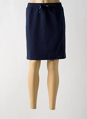 Jupe courte poches bleu ÉTYMOLOGIE femme
