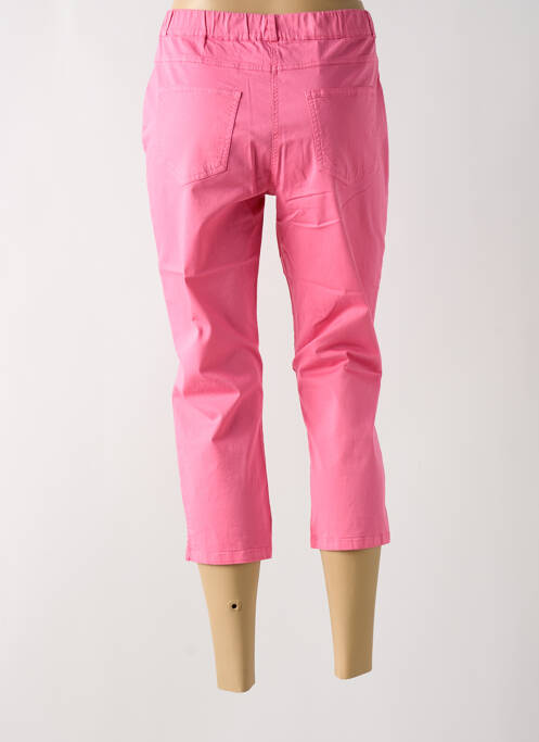 Pantacourt taille élastique rose GUY DUBOUIS homme