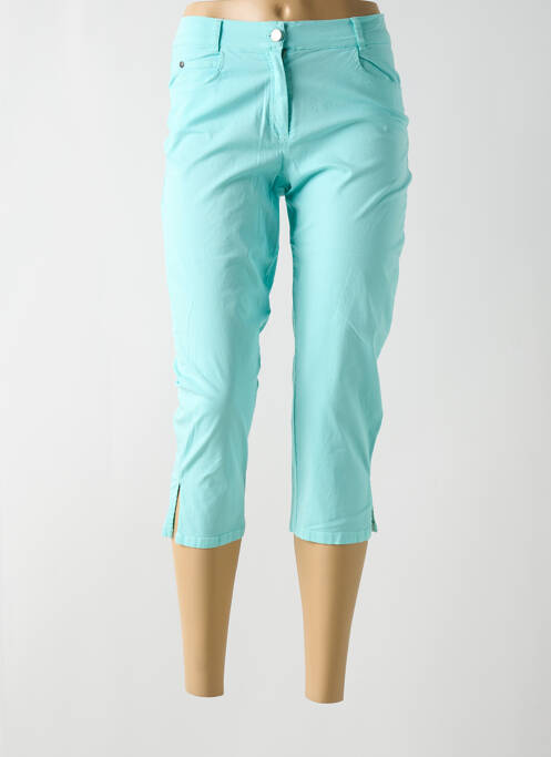 Pantacourt poches bleu GUY DUBOUIS femme