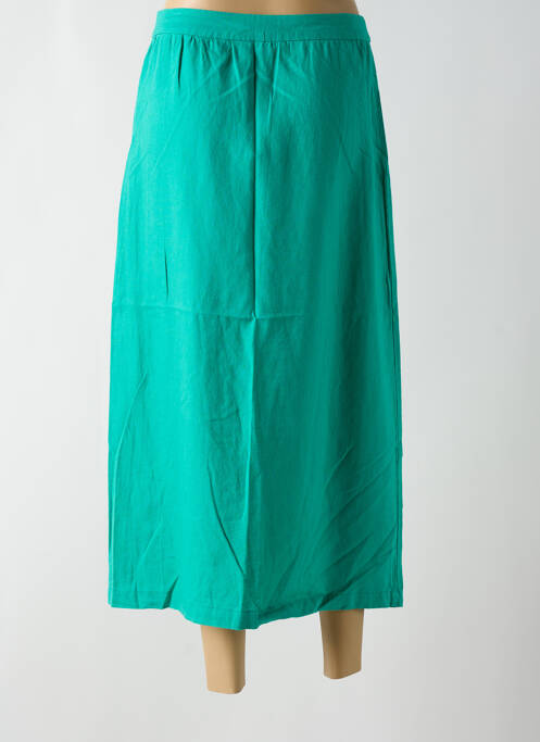 Jupe mi-longue vert ÉTYMOLOGIE femme