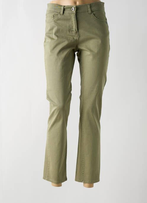 Pantalon 7/8 vert ESPRIT DE LA MER pour femme