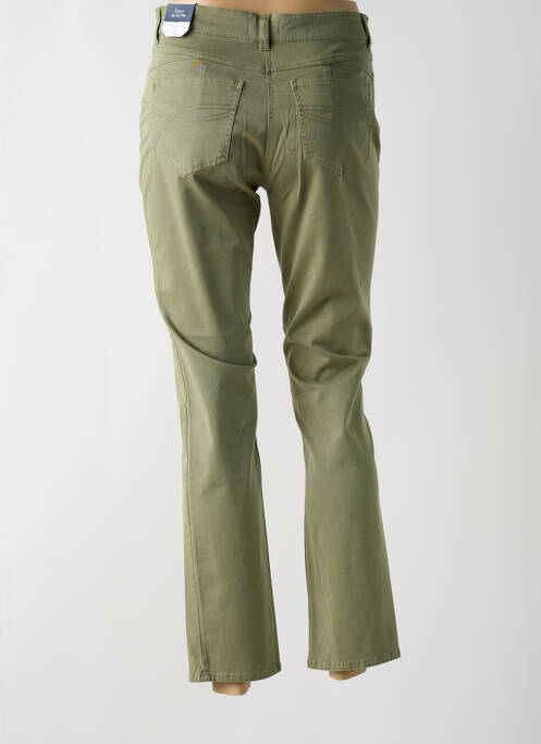 Pantalon 7/8 vert ESPRIT DE LA MER pour femme