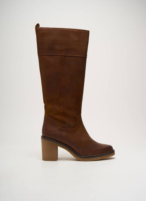 Bottes marron KICKERS pour femme