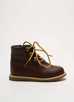 Bottines/Boots marron TIMBERLAND pour garçon