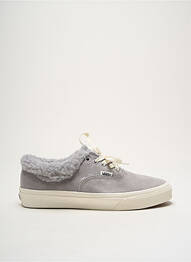 Baskets nubuck bout rond gris VANS unisexe