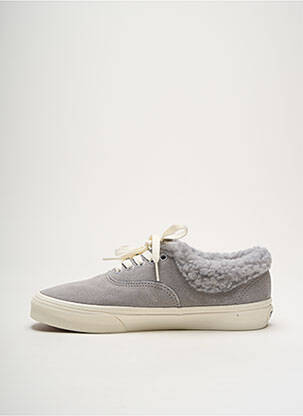 Baskets nubuck bout rond gris VANS unisexe