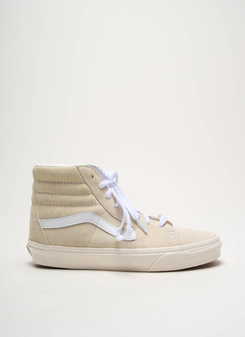 Baskets beige VANS pour unisexe