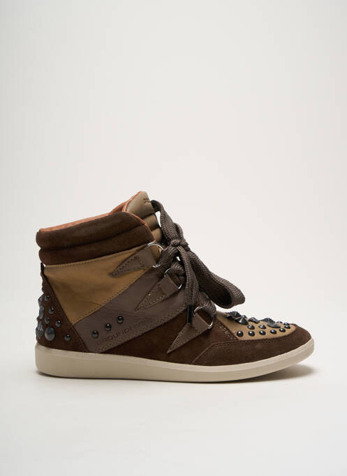 Baskets marron GROUNDFIVE pour femme
