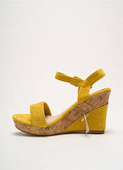 Sandales/Nu pieds jaune LPB pour femme seconde vue