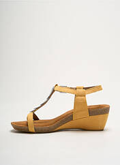 Sandales/Nu pieds jaune LPB pour femme seconde vue